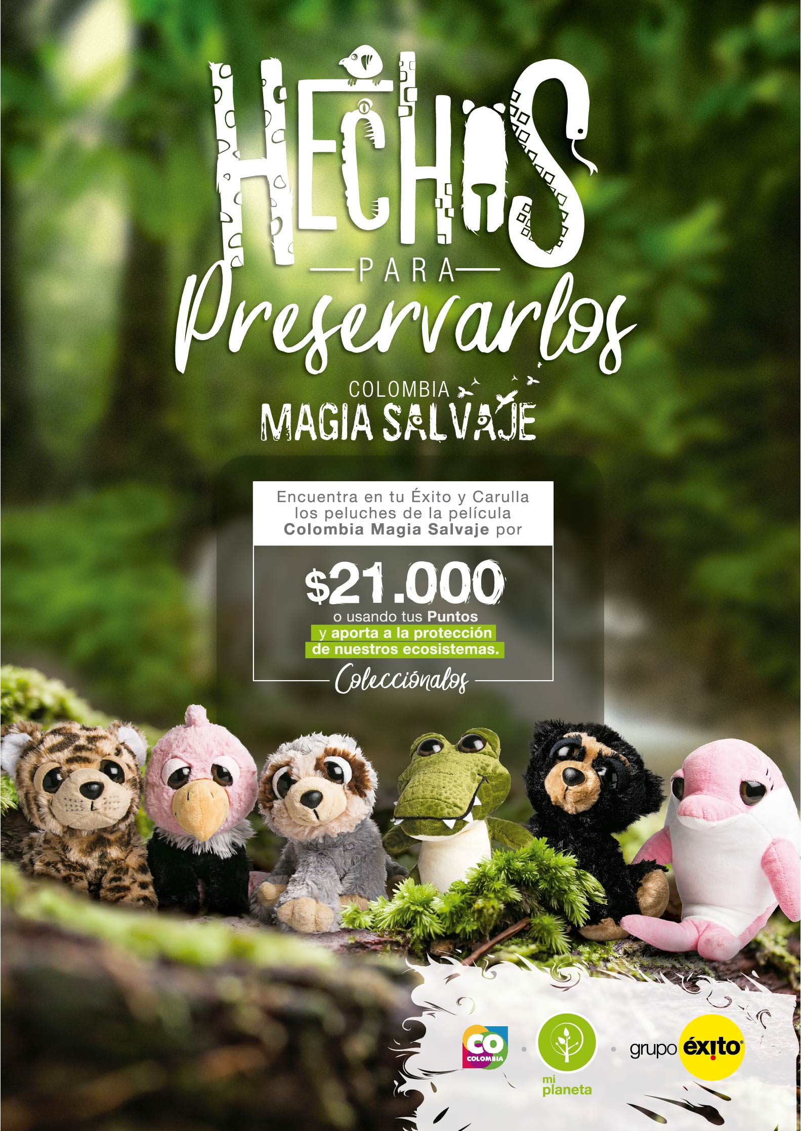 peluches exito