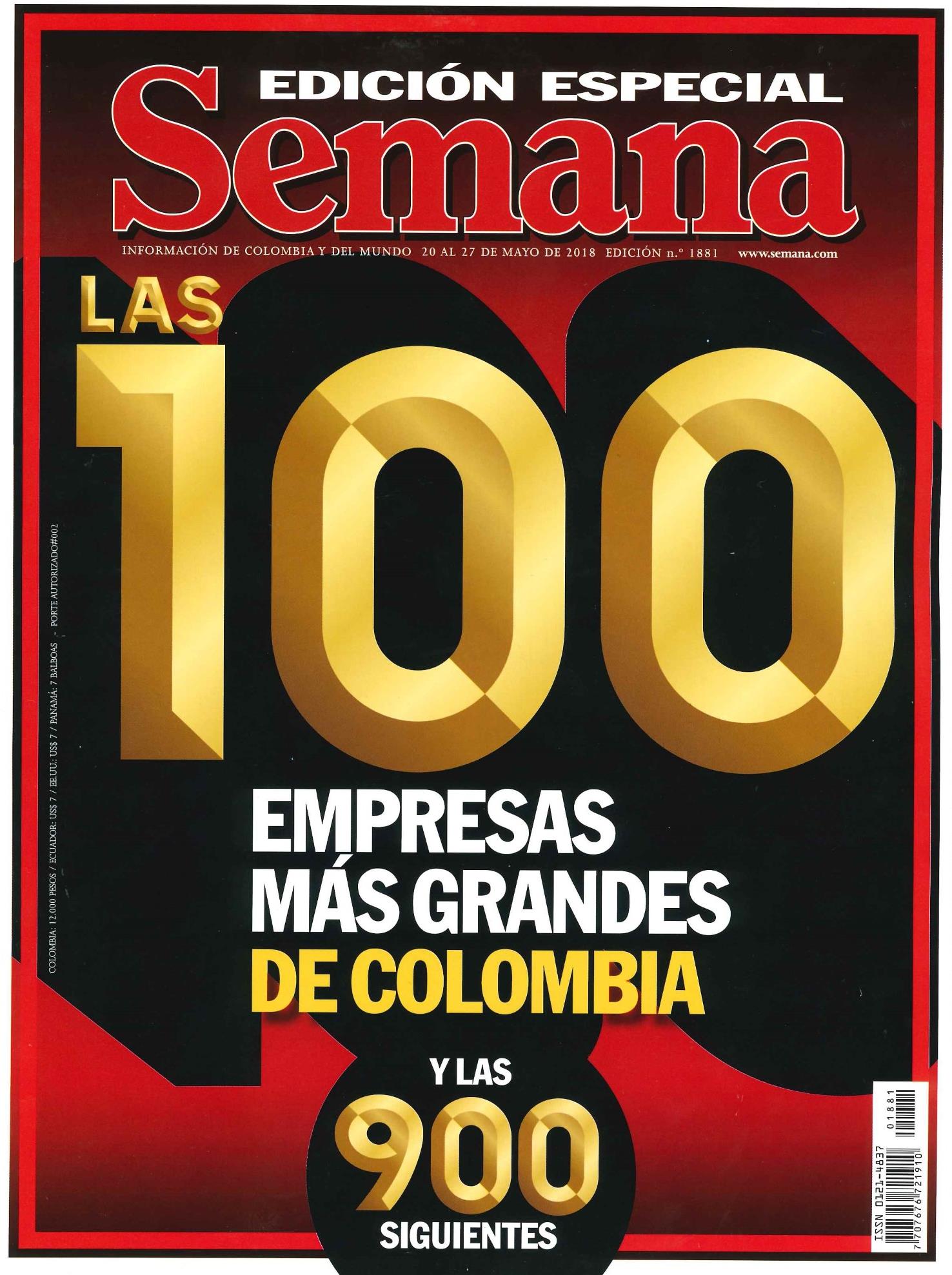 Edicion Especial Revista Semana Las 100 Empresas Mas Grandes De Colombia Exito Jugada De Laboratorio Grupo Exito