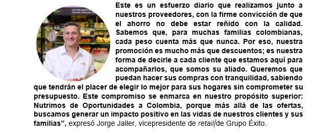 "Jorge Jaller, Vicepresidente de retail/de Grupo Éxito"